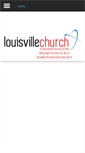 Mobile Screenshot of louisvillechurch.org